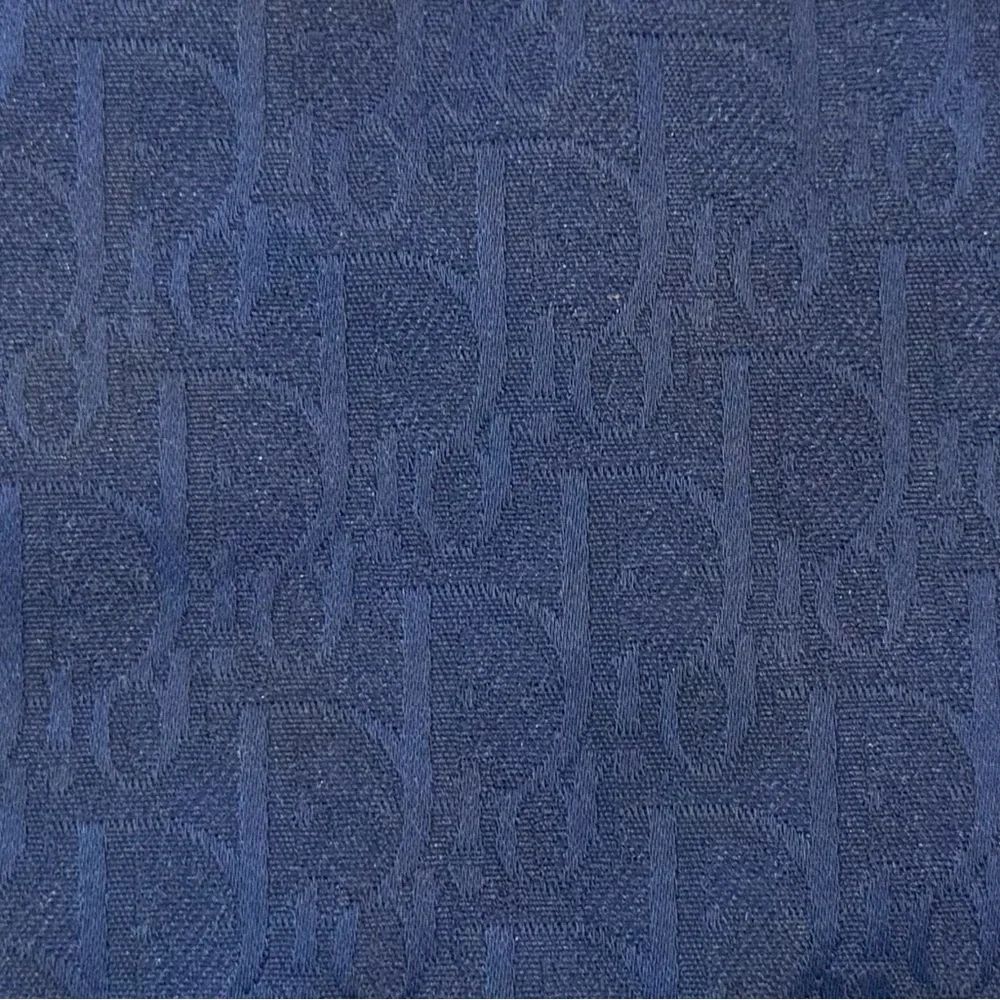 Blue Dior Monogram Canvas wallet